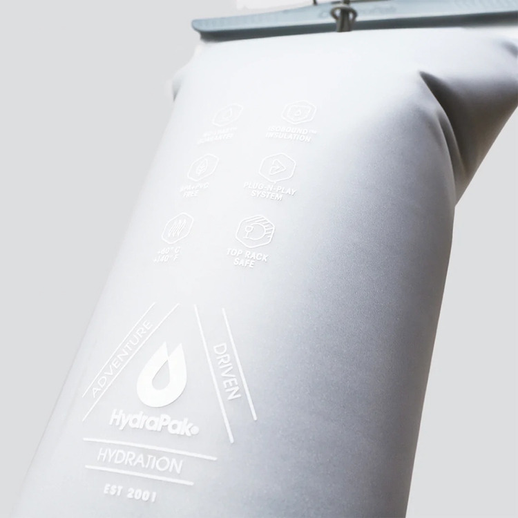 Hydrapak Réservoir d'eau isolé flexible Velocity 1,5L