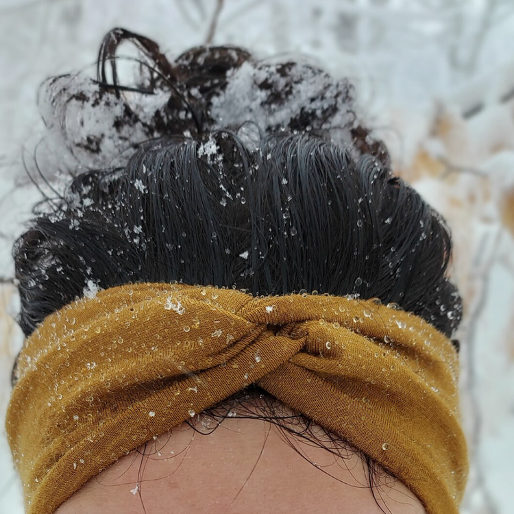 Confections Chanterelle Bandeau torsadé 100% laine de Mérinos