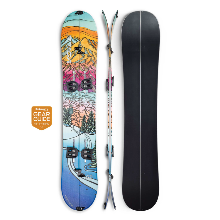 Voilé Splitboard Revelator Artwork by Kylee Firlit 2023 - femme