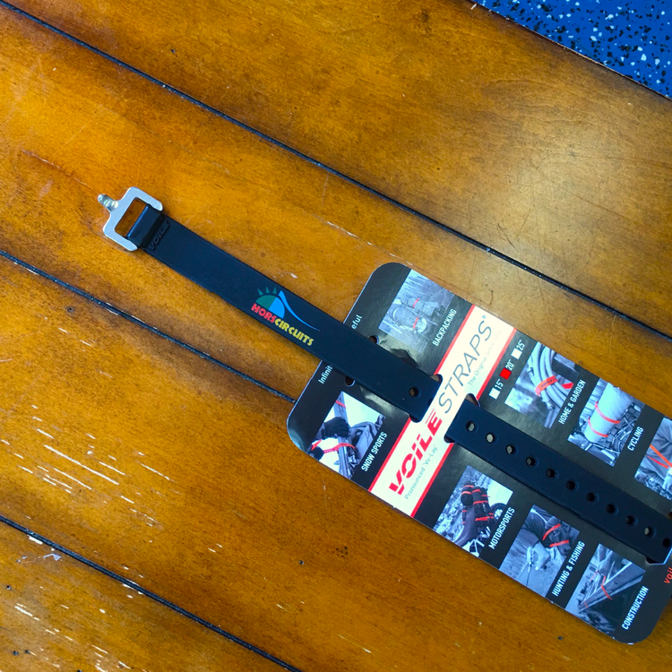 Voilé Sangle d'attache multi-usages Voilé 20 po Noir Logo Hors Circuits