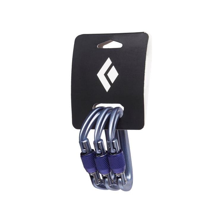 Black Diamond Mousqueton à vis Liteforge - paquet de 3