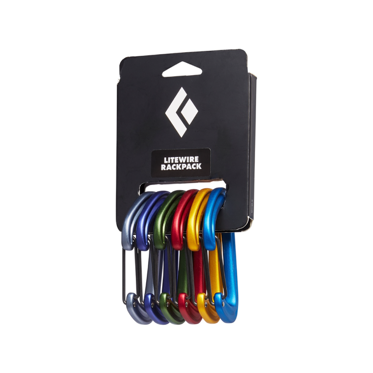 Black Diamond Mousquetons Litewire - paquet de 6