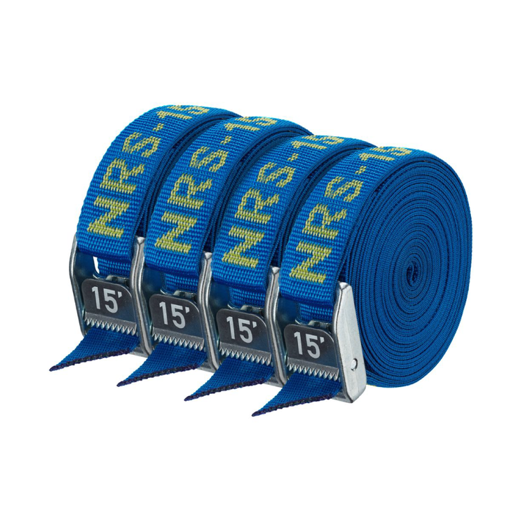 NRS Sangle d'attache 1" HD Bleu iconic (paquet de 4)