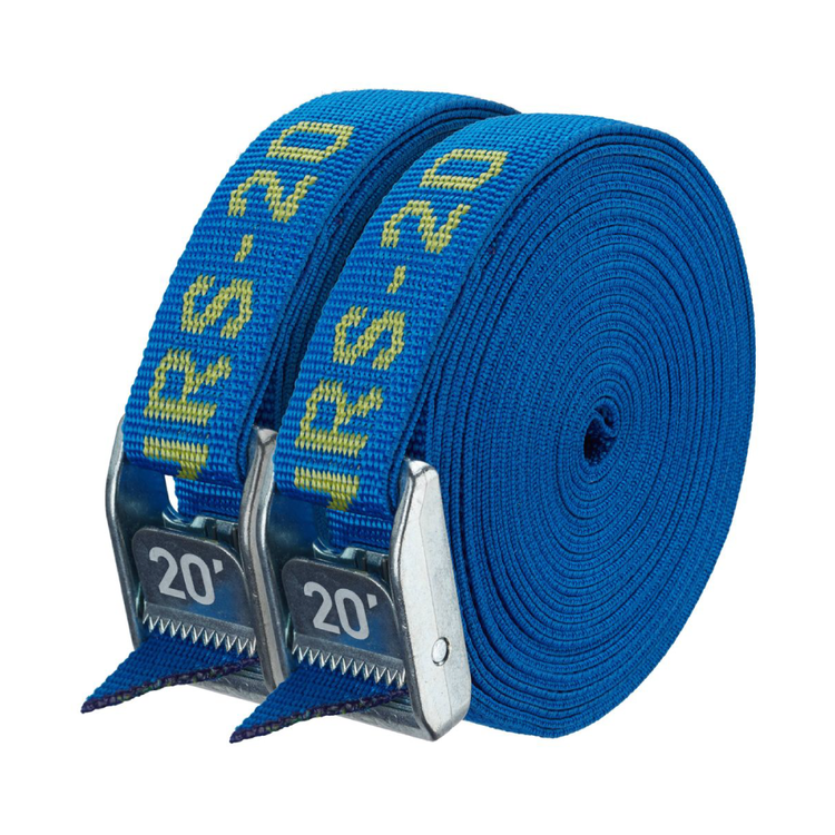 NRS Sangle d'attache 1" HD Bleu iconic (paire)