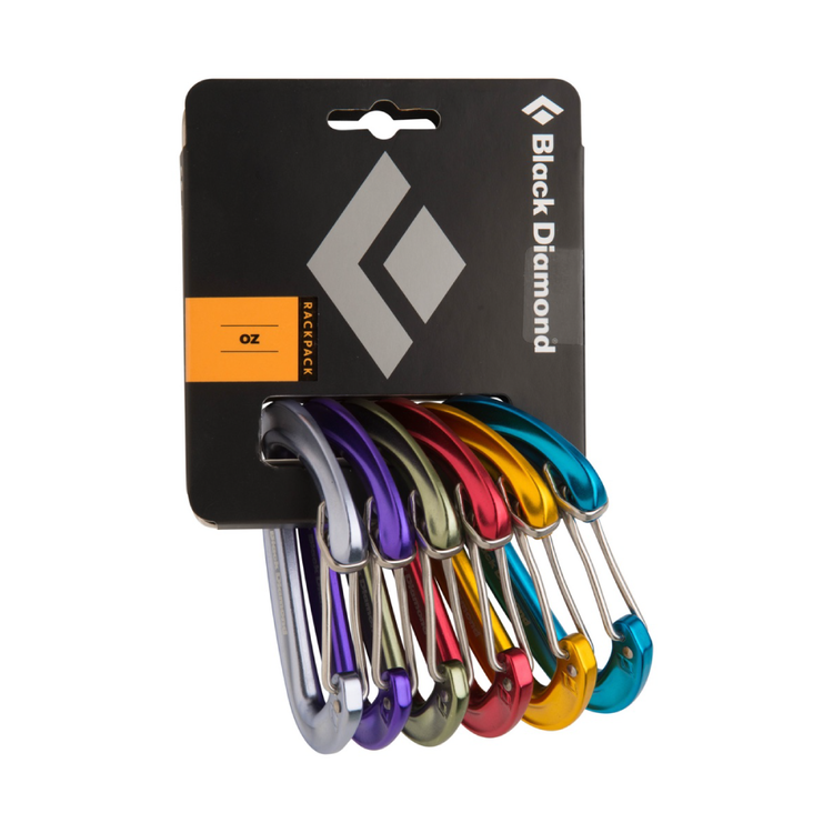 Black Diamond Mousquetons Oz (paquet de 6)