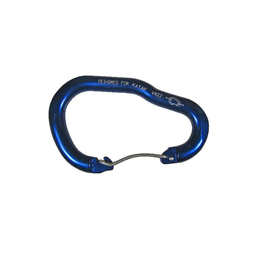 North Water Mousqueton à grande ouverture pour pagaie, bleu