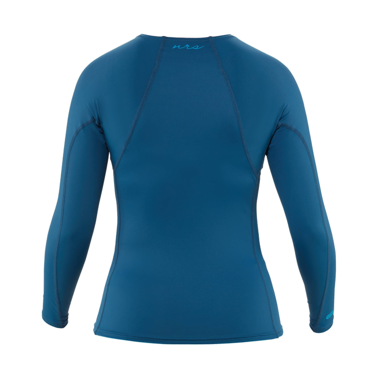 NRS Maillot manches longues H2core Rashguard - Femme bleu (Poseidon)