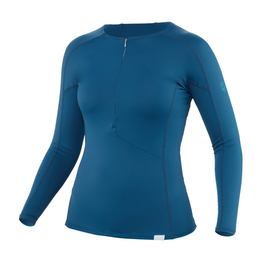 NRS Maillot manches longues H2core Rashguard - Femme bleu (Poseidon)