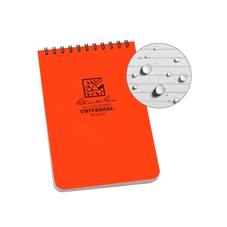 Rite in the rain Carnet à spirales résistant aux intempéries 4"X6"