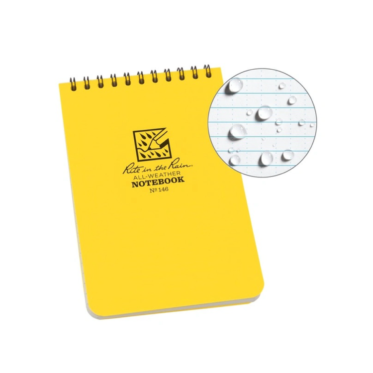 Rite in the rain Carnet à spirales résistant aux intempéries 4"X6"