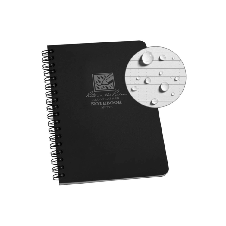 Rite in the rain Carnet à spirales résistant aux intempéries 4.625"X7"