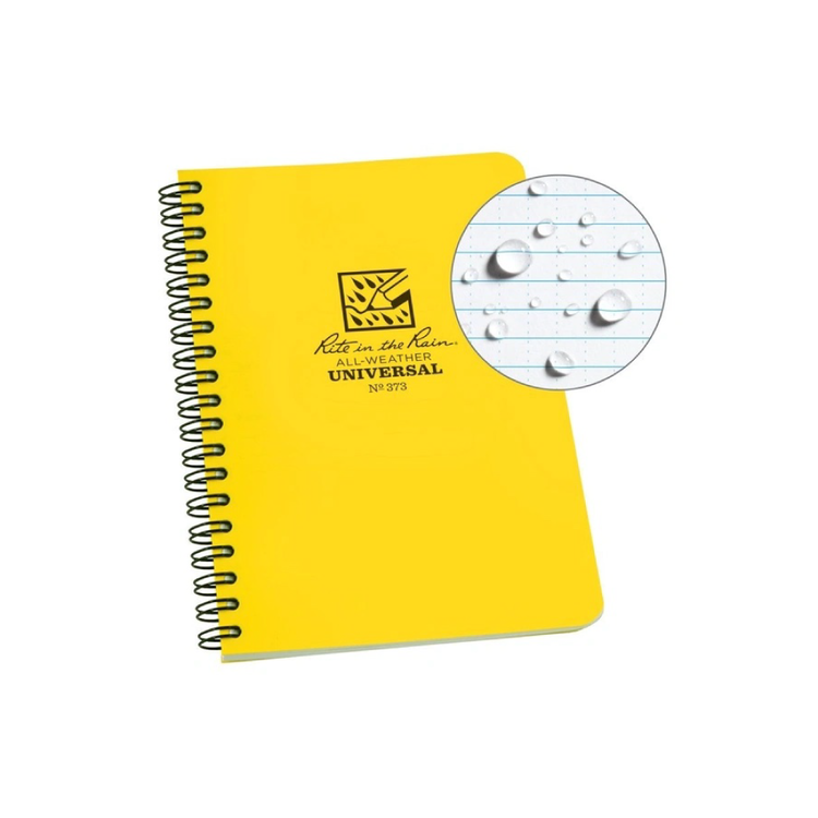 Rite in the rain Carnet à spirales résistant aux intempéries 4.625"X7"