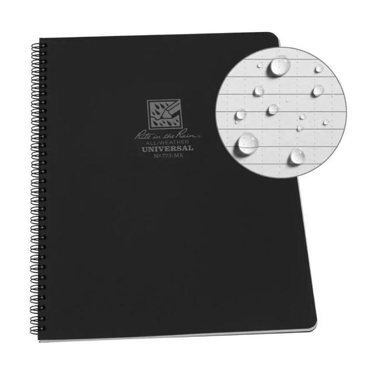 Rite in the rain Carnet à spirales résistant aux intempéries 8.5"X11"