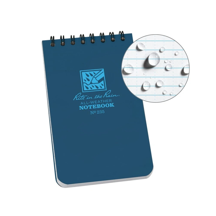 Rite in the rain Carnet à spirales résistant aux intempéries 3"X5"