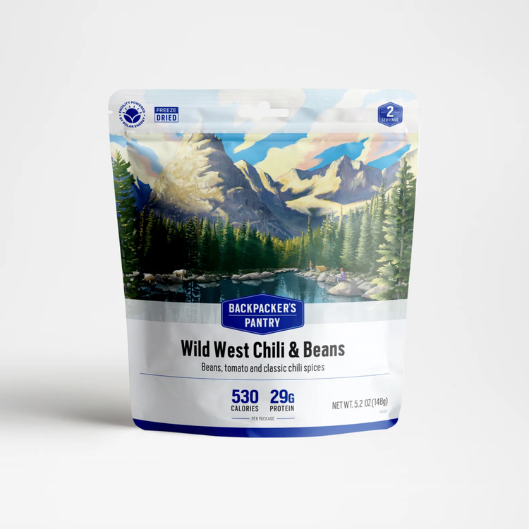 Backpacker's Pantry Chili et haricots des pionniers de l'Ouest