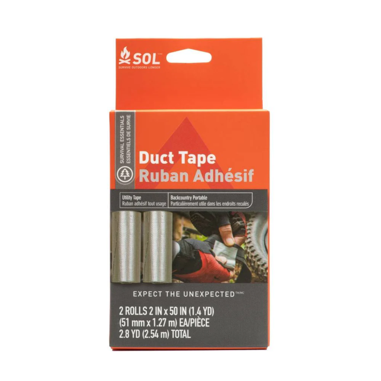 Survive Outdoors Longer (SOL) Ruban adhésif (duct tape) - 2 rouleaux de 50 pi