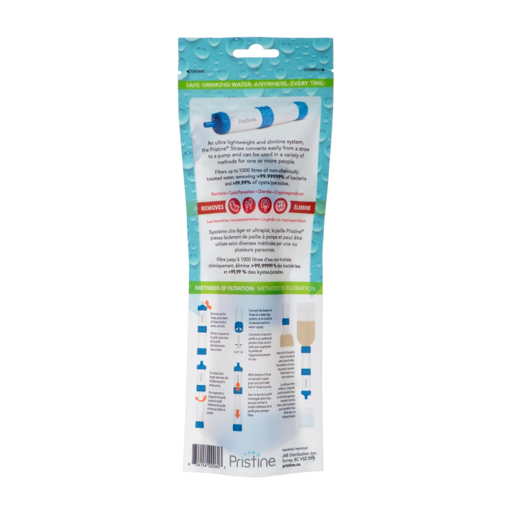 Pristine Paille de filtration Pristine