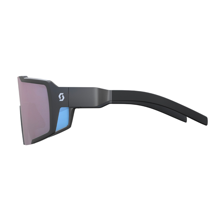 Scott Lunettes de soleil Scott Shield Compact Noir mat/bleu chrome