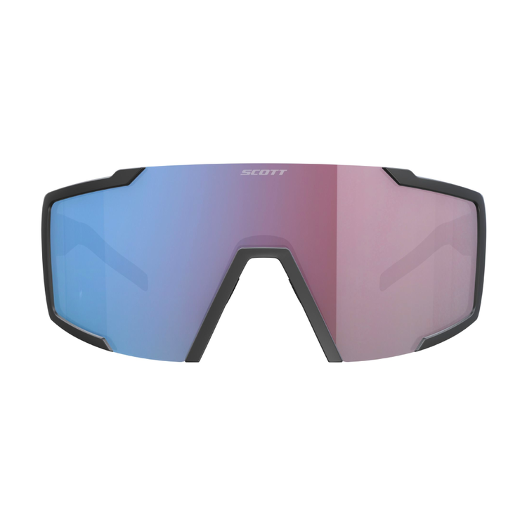 Scott Lunettes de soleil Scott Shield Compact Noir mat/bleu chrome