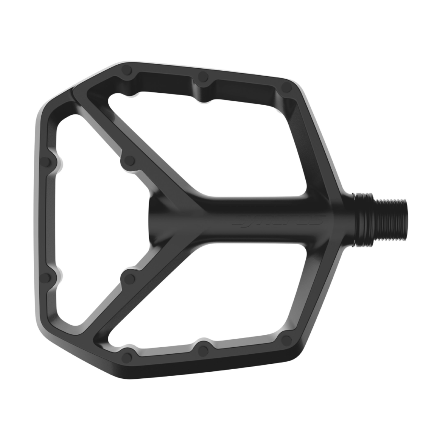 Pédales Plateforme GT Dyno En Plastique - 1/2 Pouce, Roulements à Billes, Noir, Old School BMX