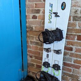 Voilé Splitboard Voile Spartan 154 cm peaux Nylon BD + Fixations Light Speed