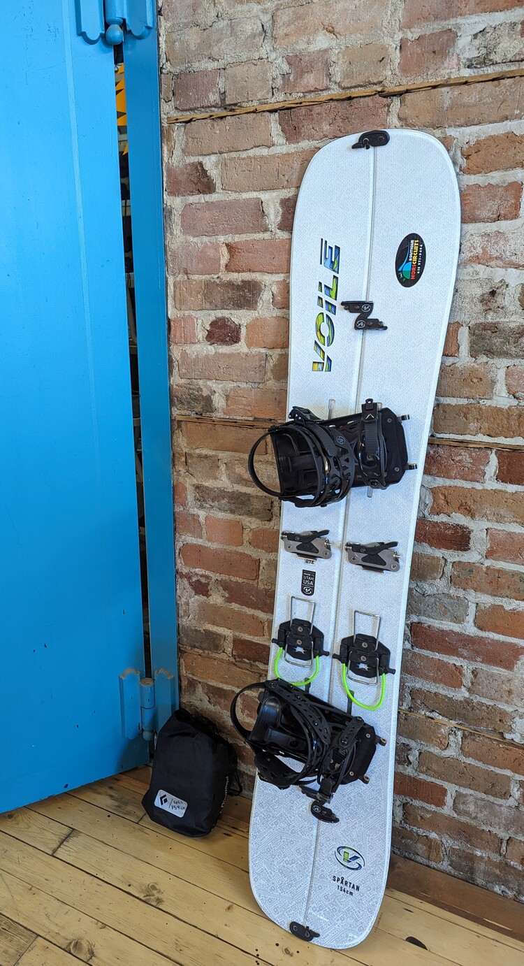 Voilé FLOTTE LOC CHIC 24/25 - Splitboard Voile Spartan 154 cm peaux Nylon BD + Fixations Light Speed