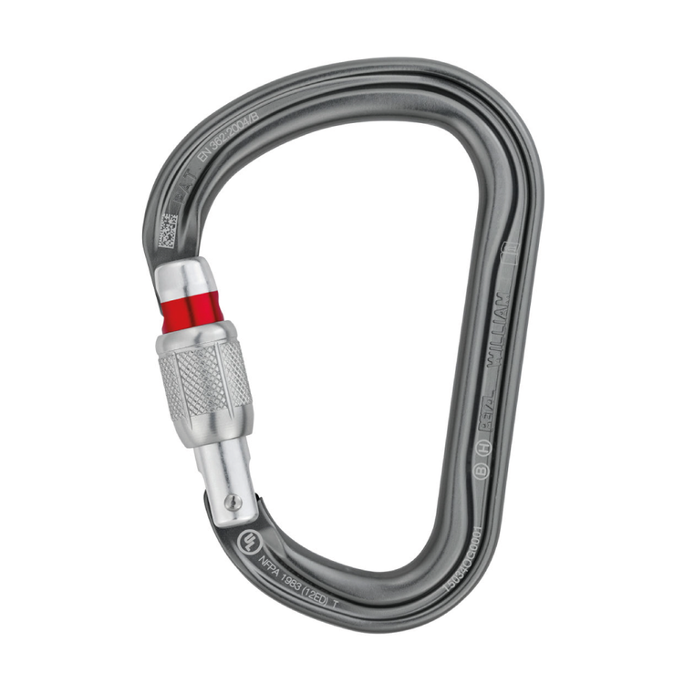 Petzl Mousqueton William screw-lock