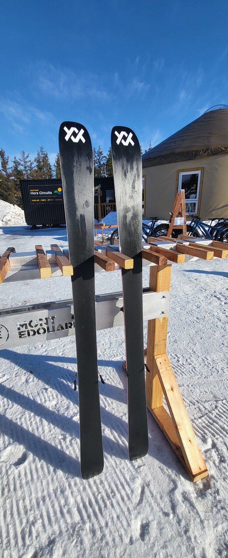 Flotte Loc MTED 24-25 - Skis Haute-route Blaze 94 165 cm + Fixation Cruise 10 + Climb 2.0  #1 (usagé)