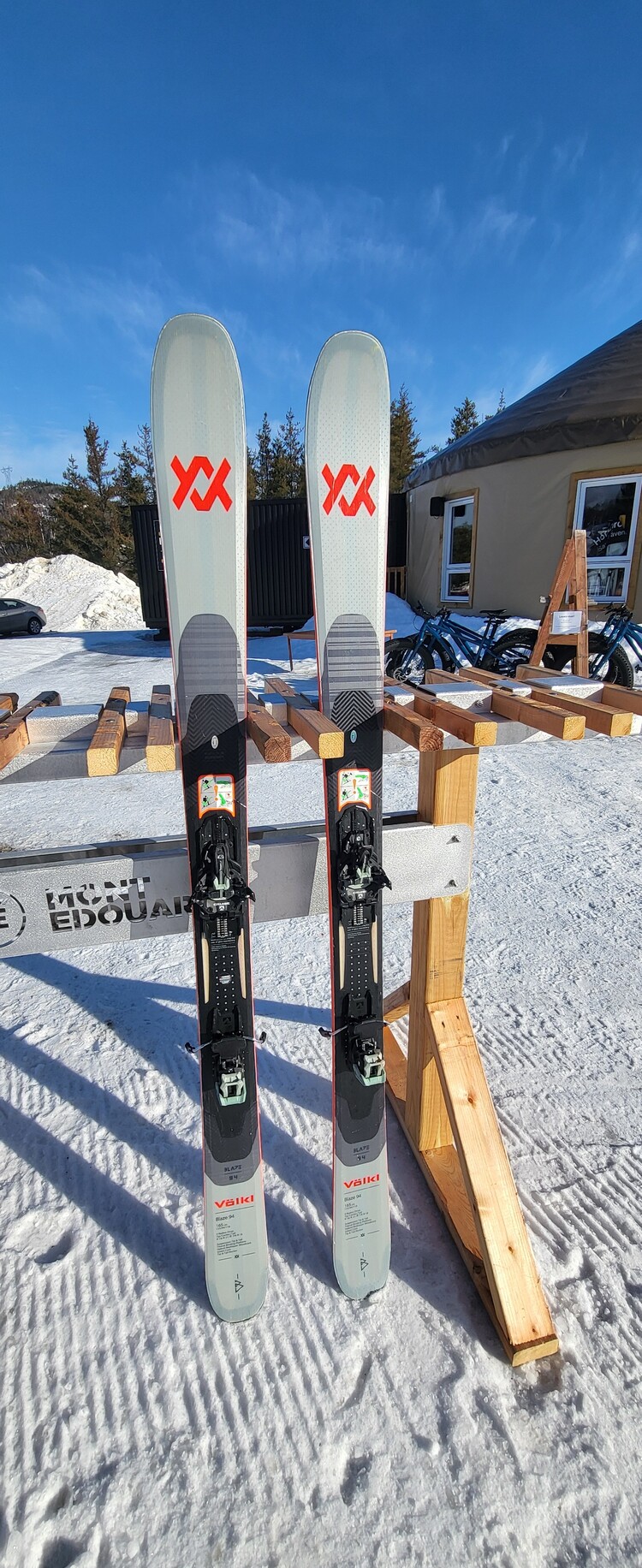 Flotte Loc MTED 24-25 - Skis Haute-route Blaze 94 165 cm + Fixation Cruise 10 + Climb 2.0  #1 (usagé)