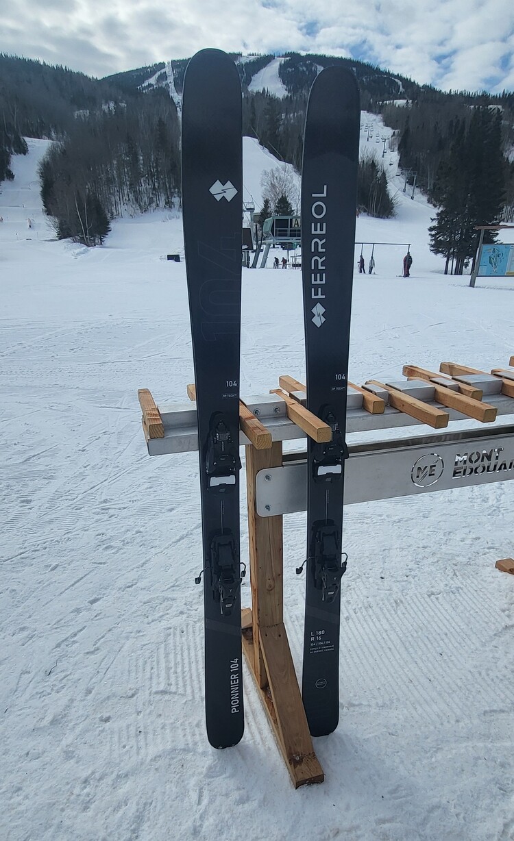 Flotte Loc MTED 24-25 - Skis Haute-route Pionnier 104 180 cm + Shift 13 (26,5 à 29,5) + Climb 2.0 (usagé)