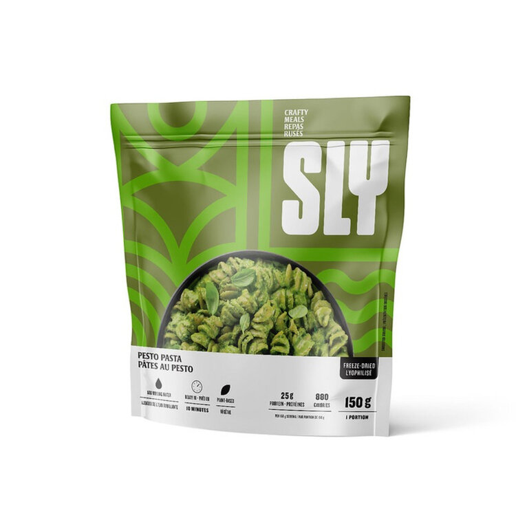 SLY floods inc. Pâtes au pesto