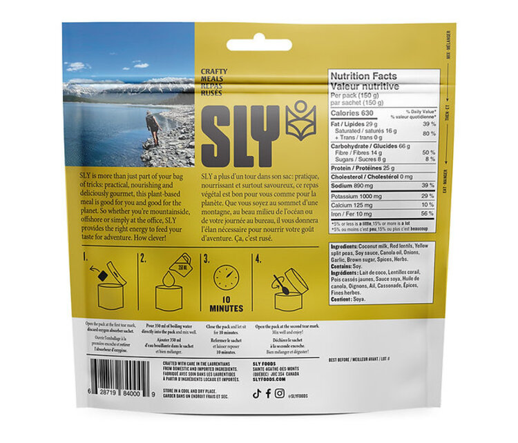 SLY floods inc. Dahl aux lentilles