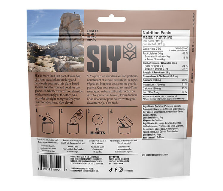 SLY floods inc. Bourguignon aux patates