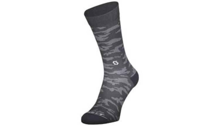 Scott Bas de vélo Trail Camo Crew gris foncé/blanc Moyen