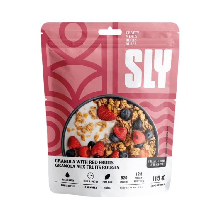 SLY floods inc. Granola aux fruits rouges