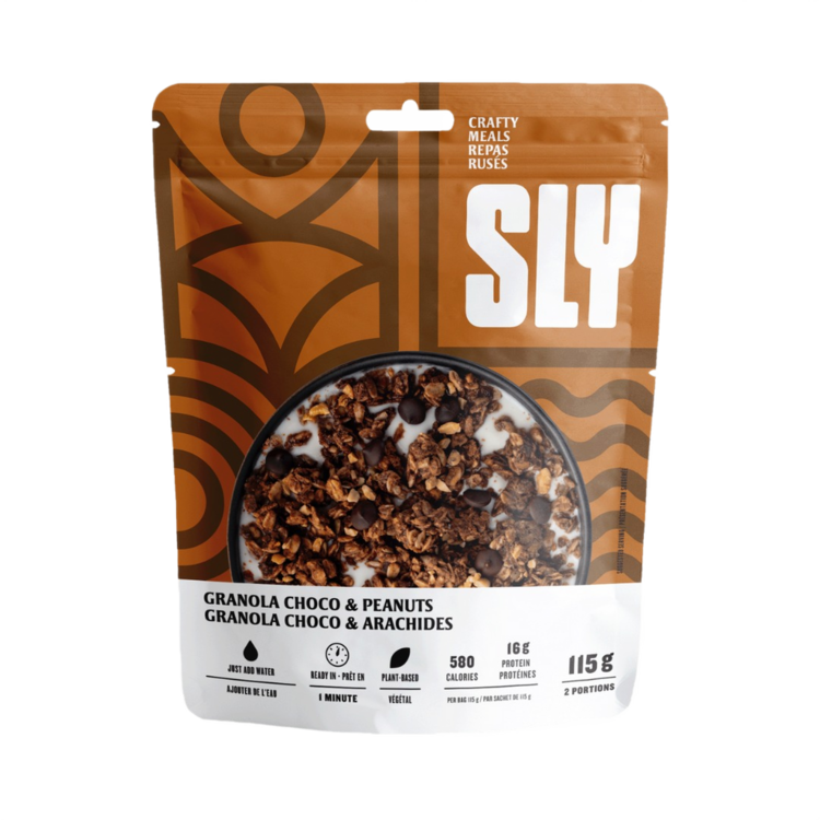 SLY floods inc. Granola chocolat et arachides