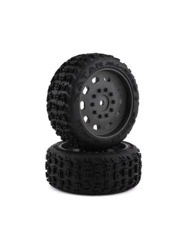 ARRMA DBoots Katar MT Tires - 1/10 Scale Pre-Mounted RC Tires With 14mm Hex (2 Pack)