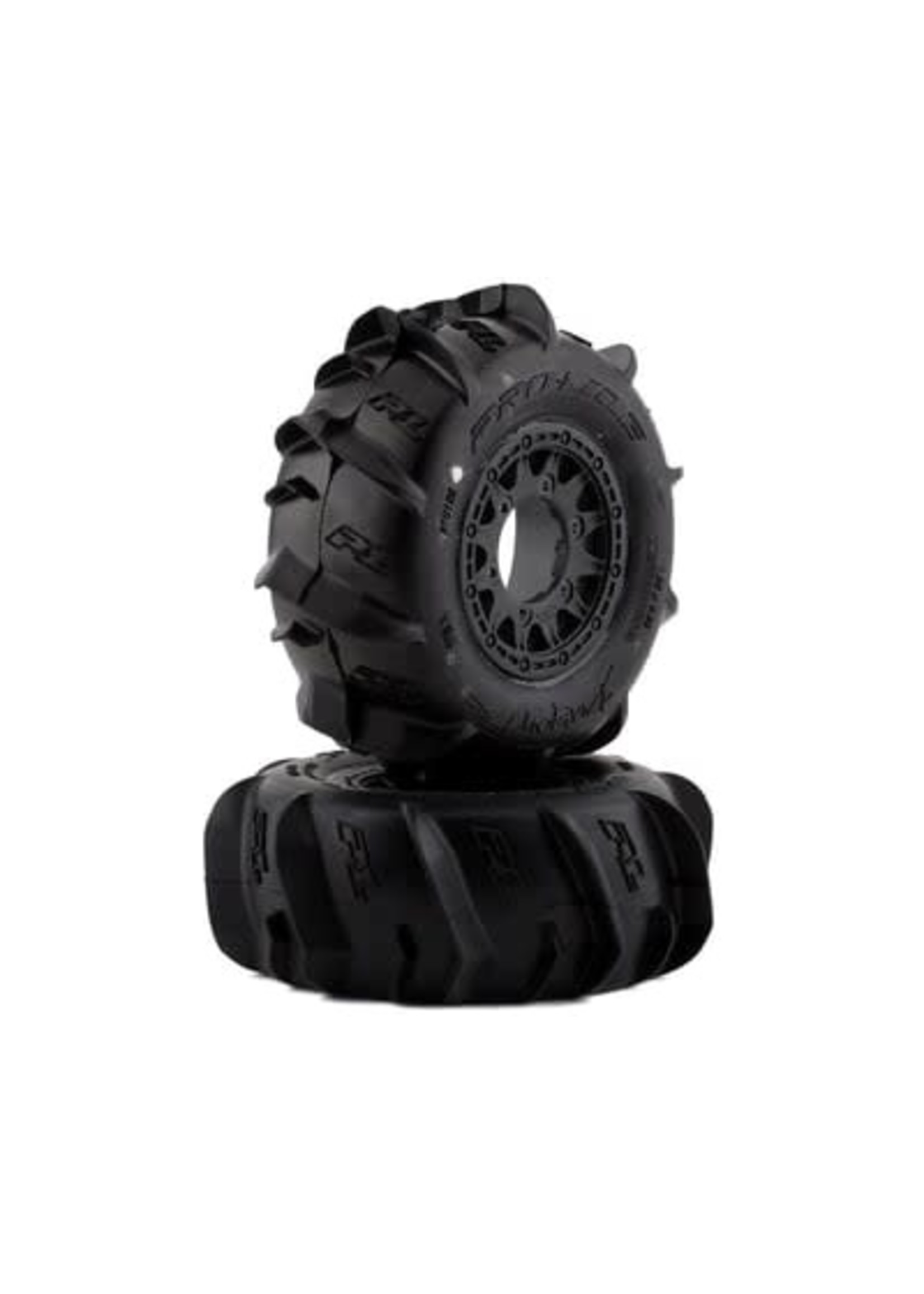 Pro-Line PRO1018510 Dumont Paddle SC 2.2"/3.0" MTD Raid Blk F/R