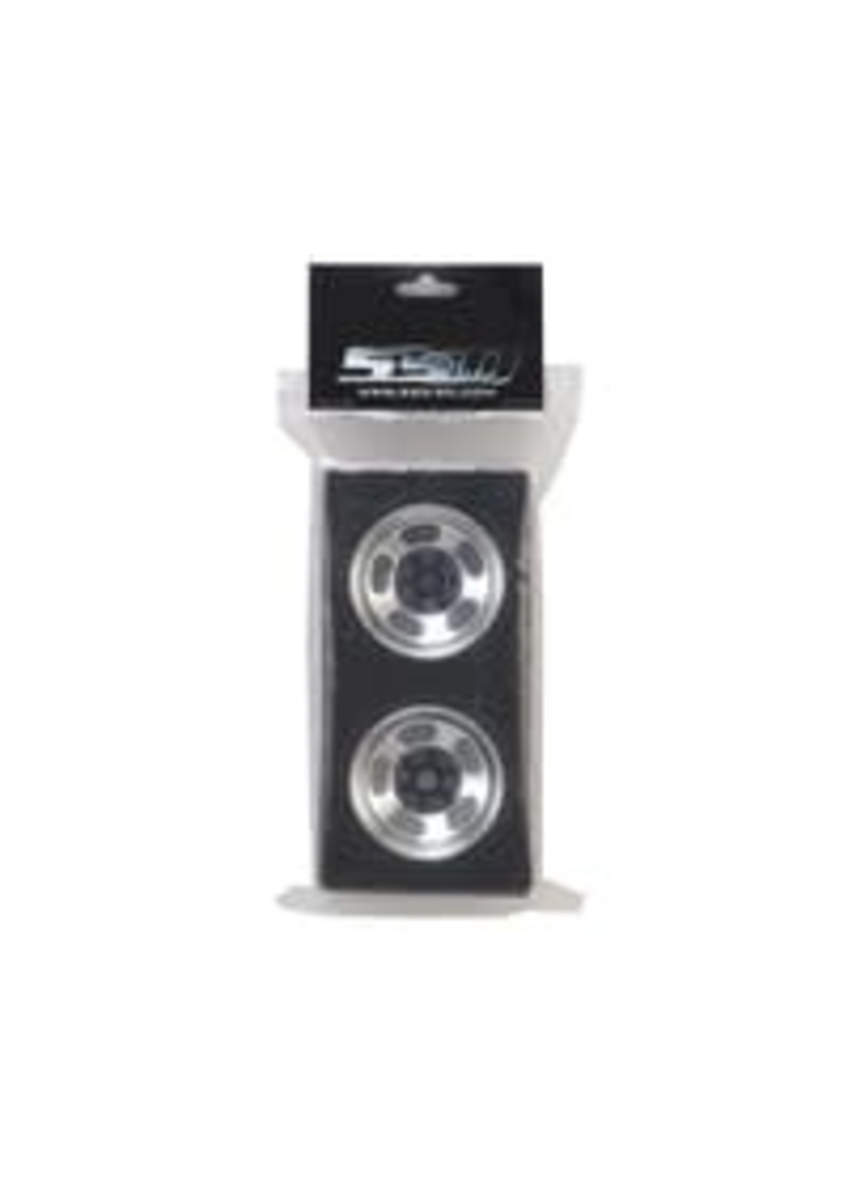 SSD SSD00276 SSD RC Slot 1.9" Steel Beadlock Wheels (Chrome)