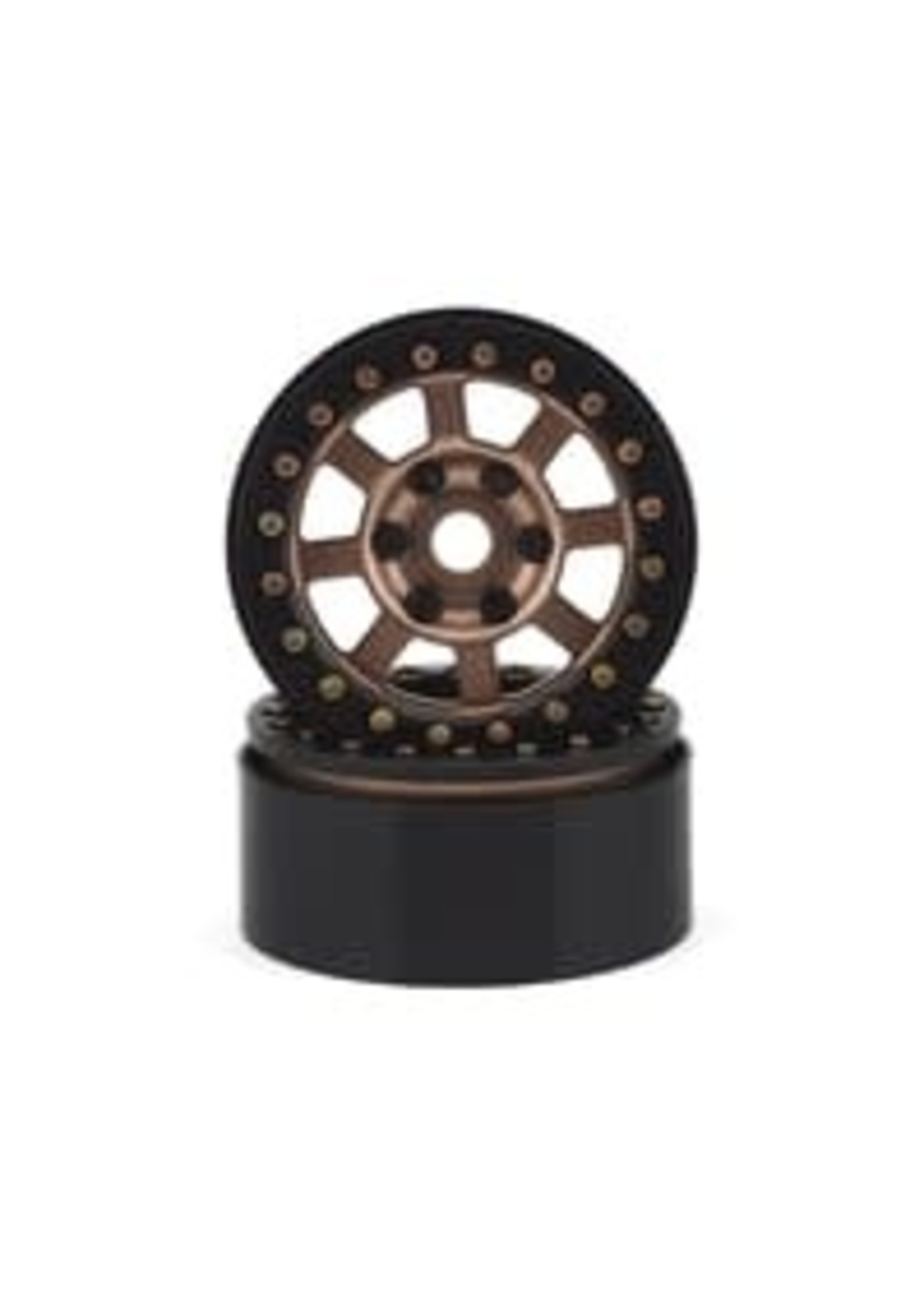 SSD SSD00180 SSD RC Assassin 1.9 Beadlock Crawler Wheels (Bronze) (2)