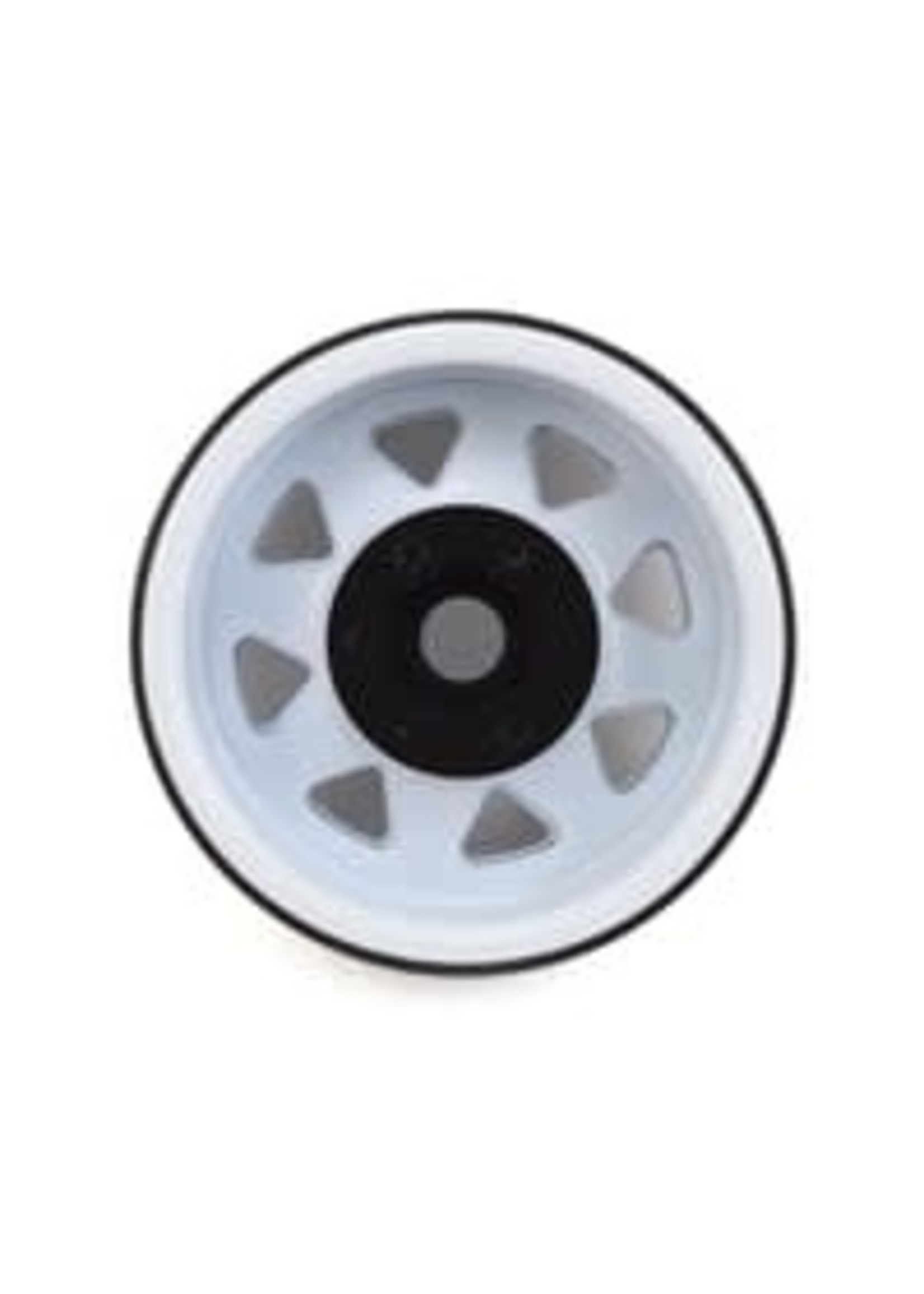 SSD SSD00251 SSD RC 1.9" Steel 8 Spoke Beadlock Wheels (White) (2)