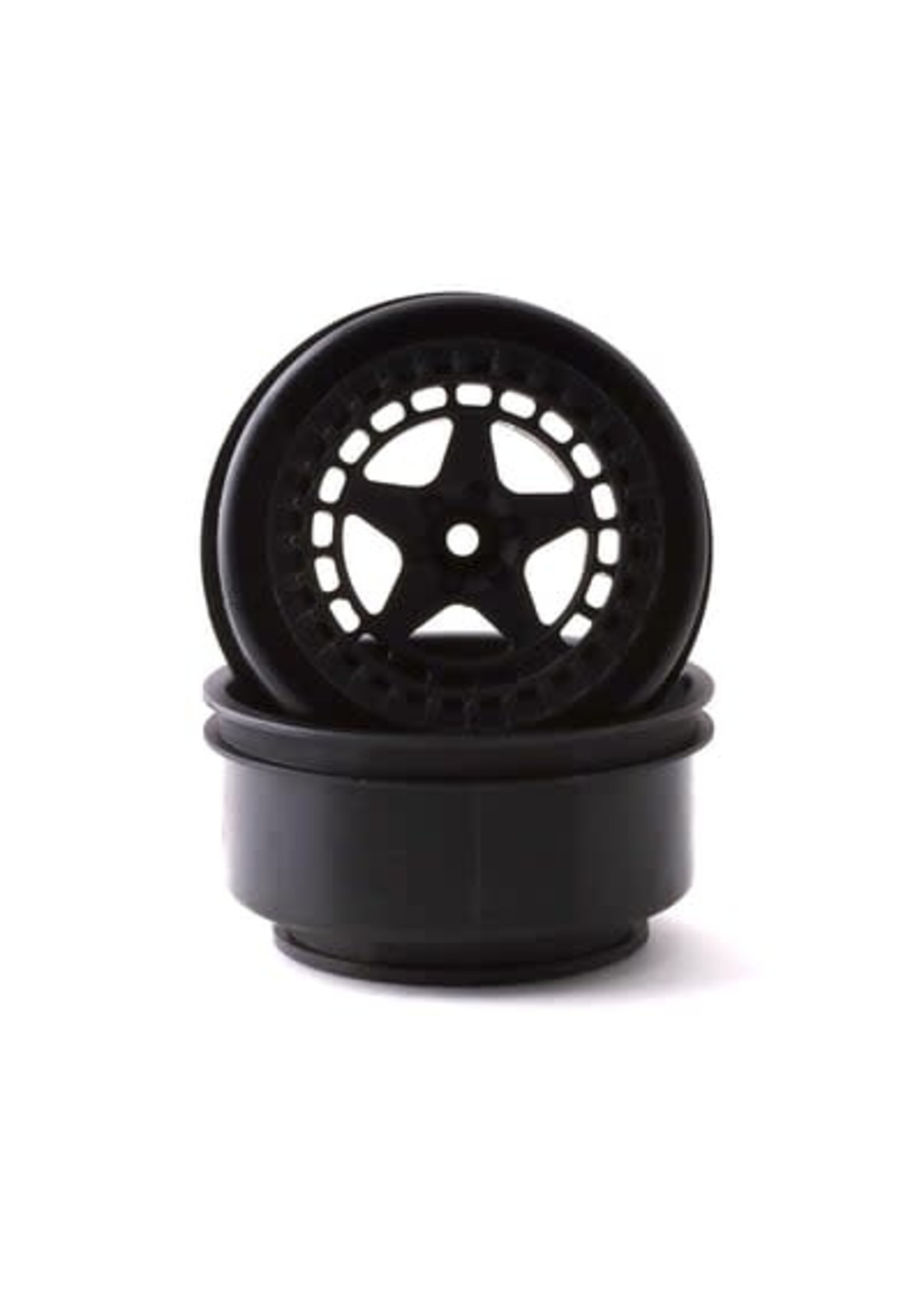 ARRMA AR510096 SC 2.2/3.0 Wheel 14mm Hex Black (2)