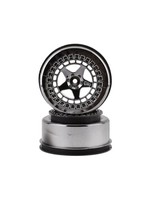 ARRMA AR510098 SC 2.2"/3.0" Wheel 14mm Hex Blk Chrome(2)