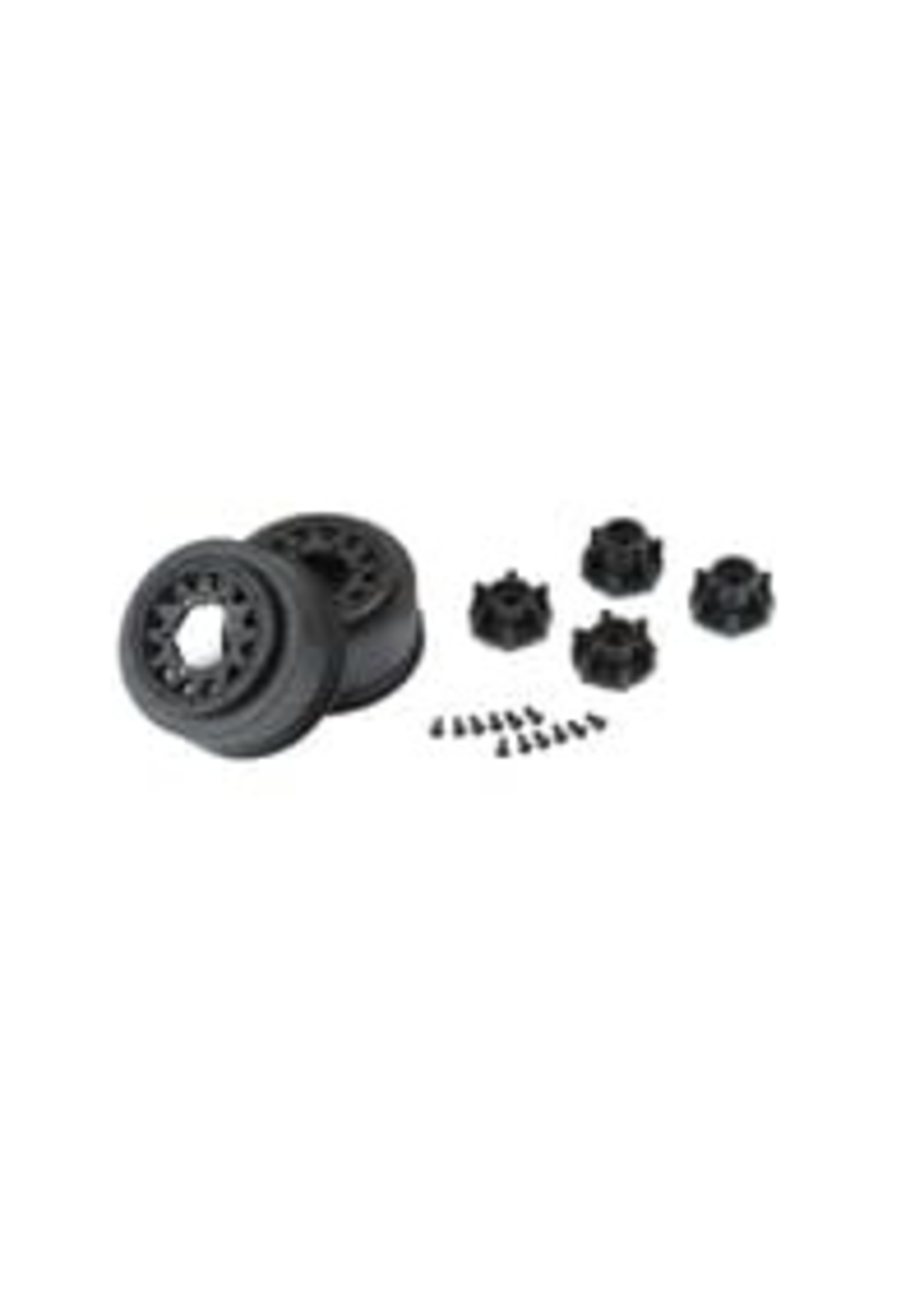 Pro-Line PRO278503 Raid 2.2"/3.0" Black 6x30 Whls SC F/R