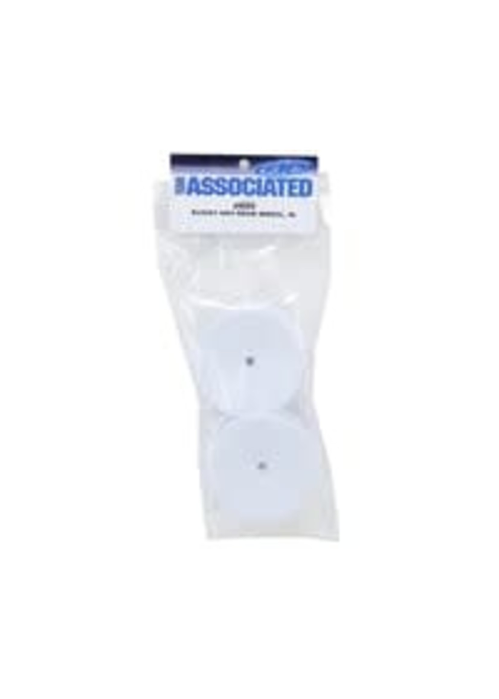 Team Associated ASC9695 Buggy Rear Hex Wheels, white