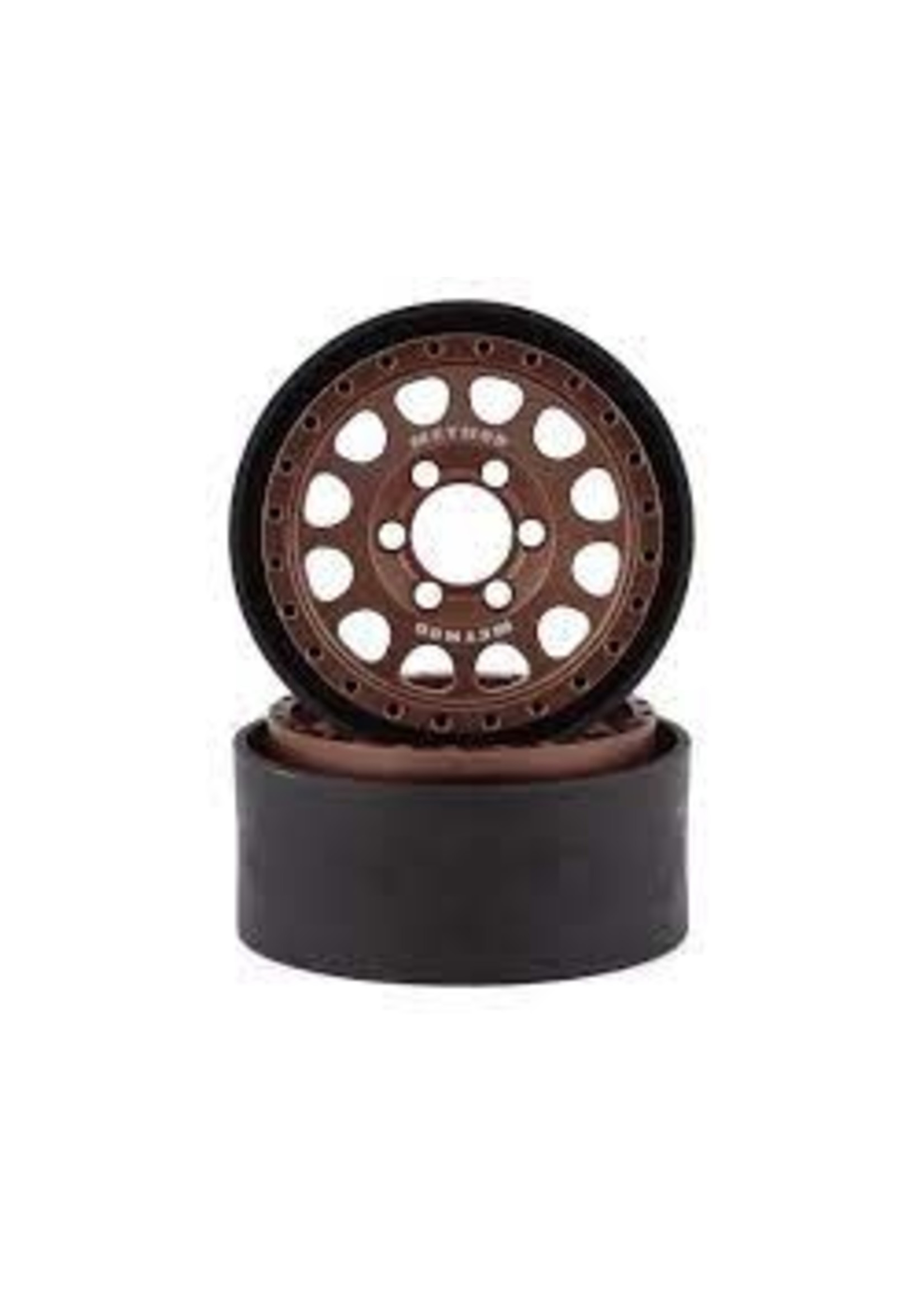VPS VPS07920 Vanquish Products Method 105 1.9 Beadlock Crawler Wheels (2) (Bronze)