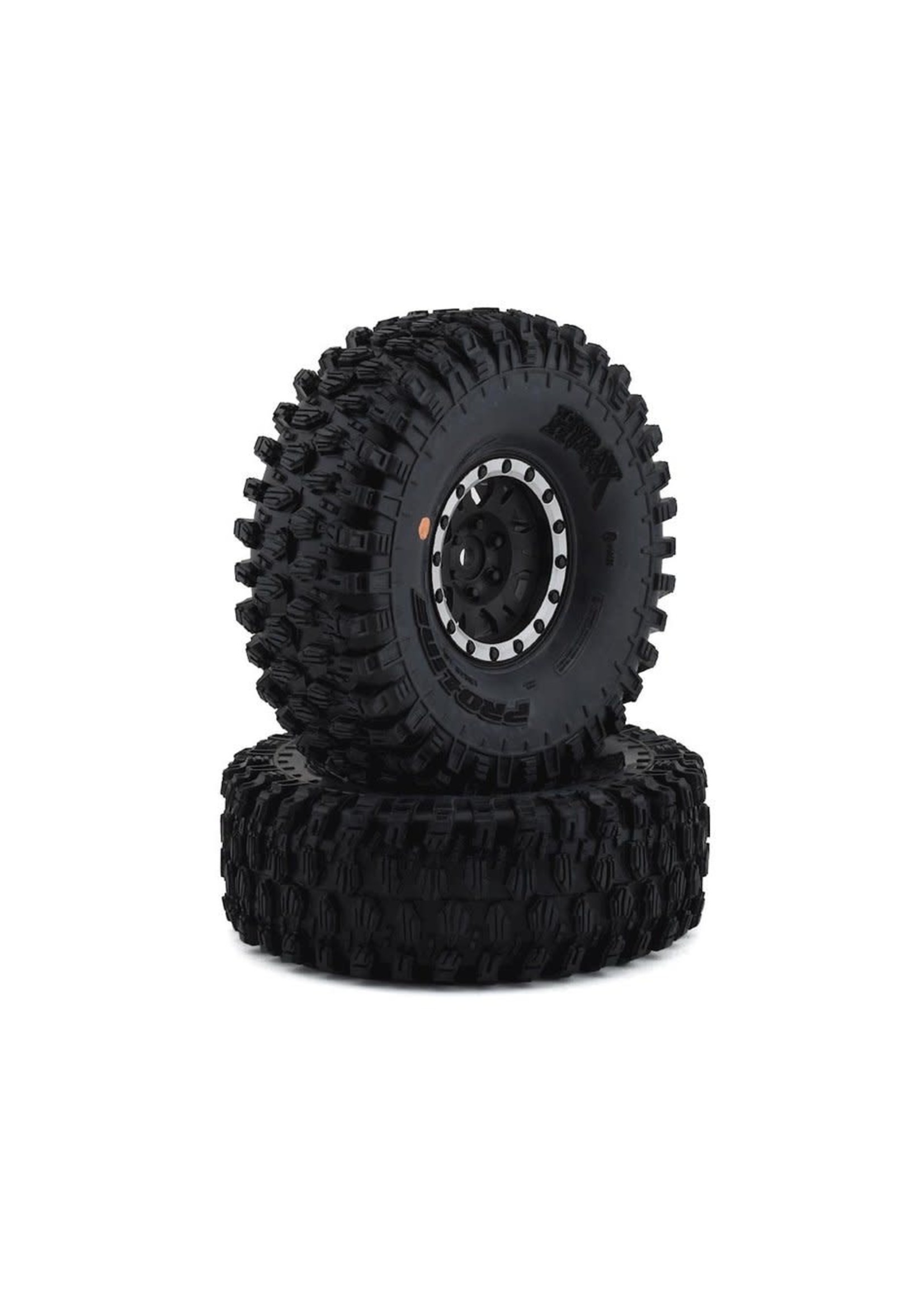 Pro-Line PRO1012813 Hyrax 1.9 G8 MTD Impulse Blk/Slvr Wheels F/R (2)