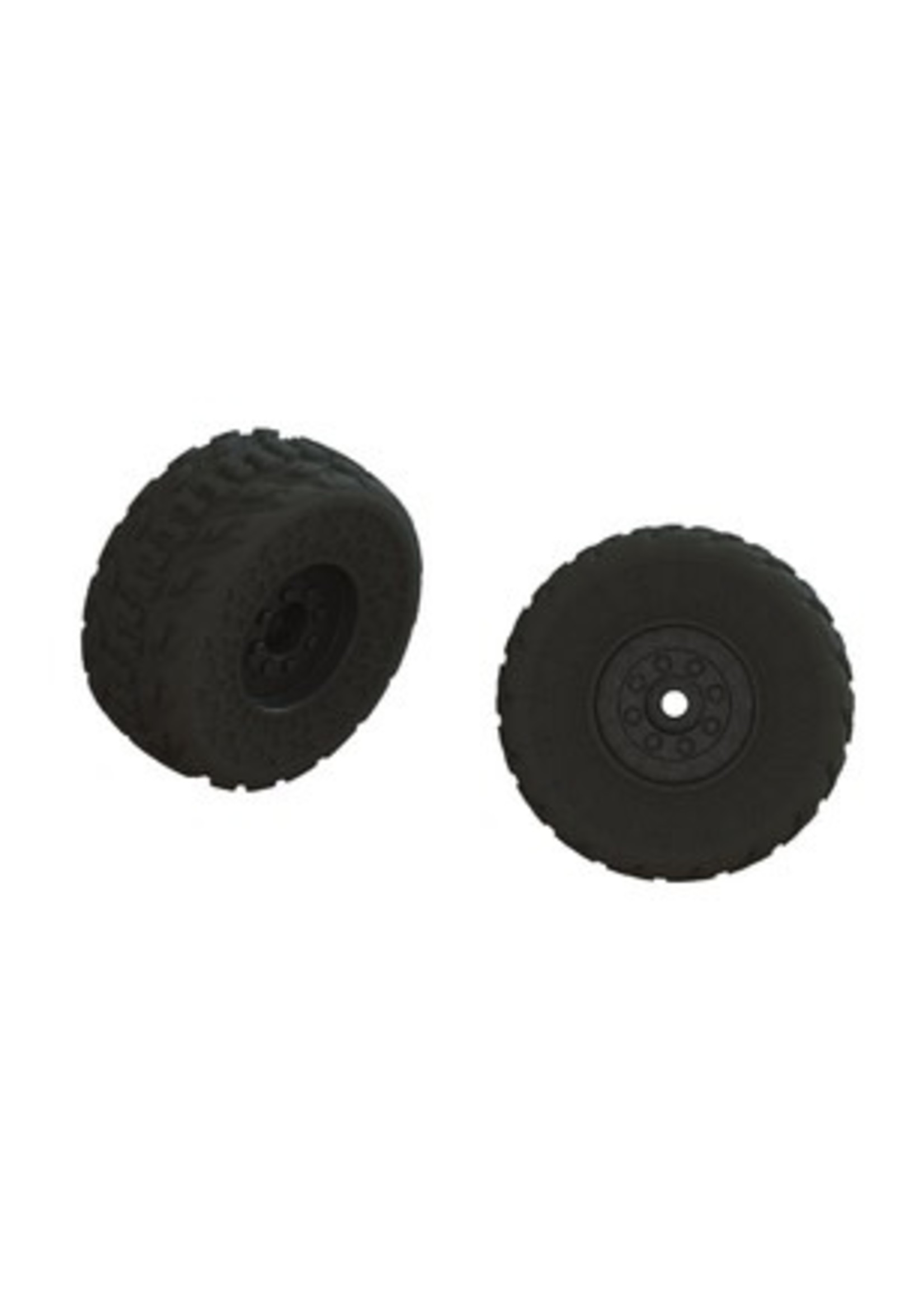 ARRMA DBOOTS 'FIRETEAM' TIRE SET GLUED (BLACK) (1 PAIR) #ARA550107