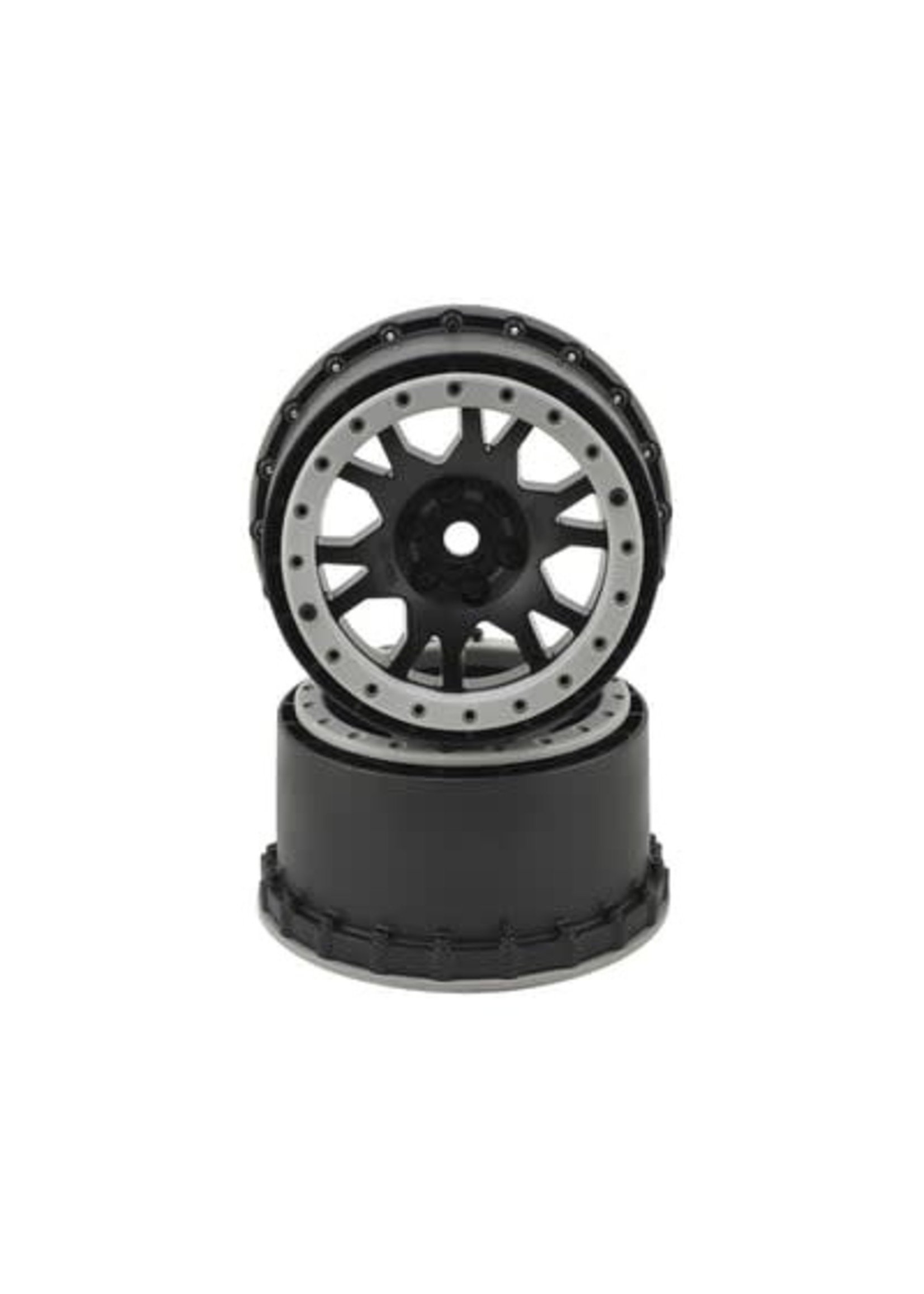 Pro-Line PRO276303 Impulse Pro-Loc Black Wheel w/Gray Ring: XMX(2)