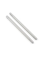 Traxxas Shock shafts, steel, chrome finish (xx-long) (2)